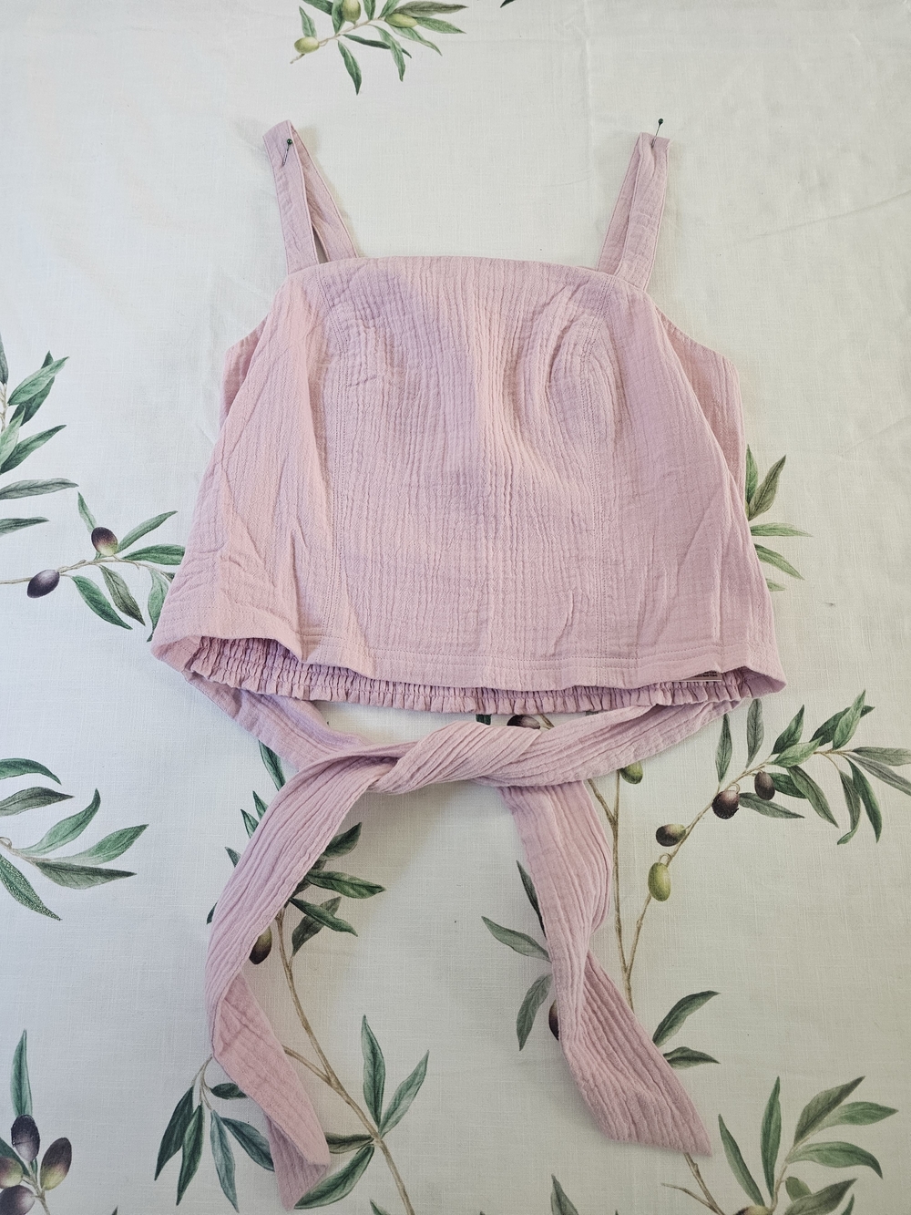 Women's Pink Tie-Back Small Camisole Top